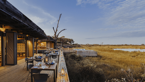 A modern-style safari camp that wouldn’t look out of place in an architecture magazine, Wilderness Vumbura Plains is designed and operated in total empathy with its diverse surroundings. Partnerships with local communities in this region of the Okavango Delta have created empowerment opportunities while allowing guests access to its many treasures.

Fourteen light, airy guest suites feature designer fittings and touches of unabashed luxury, including private plunge pools and salas, as well as indoor and outdoor showers. Safari activities focus on day and night game drives through a variety of game-rich terrains. Seasonal water activities can be very rewarding.

Insider’s Tip: Enjoy the use of the spotting scope for exceptional viewing of birds and wildlife. If you are lucky, you may even catch a glimpse of the resident otter family! 


