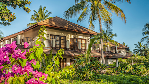Welcome to Breezes Beach Club & Spa Zanzibar, where romance and tranquillity meet on one of the world's top island beaches. With its exquisite Zanzibari decor featuring intricate carvings, glistening brass, and rich fabrics, Breezes offers an unmatched blend of elegance and charm.

Breezes Beach Club & Spa’s staff take pride in offering meticulously attentive service, ensuring every detail of your stay is perfect. Enjoy private dining options or unwind at the award-winning Frangipani Spa, which offers a range of rejuvenating treatments. Whether you're here for a family vacation or a romantic honeymoon, Breezes has something for everyone.

The resort features luxurious rooms spread across charming villas, with deluxe rooms on the ground floor and suites above. Don't be surprised by the tidal shifts; when the tide comes in, the water laps right up to the front of the property, creating a stunning oceanfront scene.

The expansive property features excellent amenities, including tennis courts, a swimming pool, and easy access to the airport. It's a reliable choice for both families and couples, delivering outstanding stays for over 25 years. 

INSIDER’S TIP: Opt for a suite with a private balcony for breathtaking beach views, and don't miss the sunset as the tide rolls in – it's truly magical.