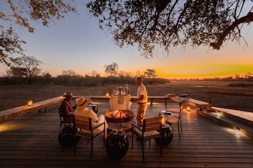 Wilderness Savuti is situated in the private Linyanti Wildlife Reserve along the Savuti Channel, famous as a sporadic and unusual watercourse. As part of a natural cycle, the waters of the Savuti either flow strongly – a magnet for thirsty wildlife – or recede to leave behind a rich grassland. 

Wilderness Savuti provides front-row seats to amazing wildlife viewing perched high on the banks of the channel. The camp looks down on a miraculous ribbon of territory where both plains game and predators thrive, and exploring the length of this channel and its associated woodlands is thus a highlight here. 

The intimate camp's en-suite accommodation is in six canvas-and-thatch tents (including a family unit). From the camp's thatched dining area, elevated wooden decks extend out over the channel bed, with a small pool, fire deck and wonderful views over the channel.

Insider’s Tip: The Savuti Star Bed with a sublime location overlooking the Savuti Channel and facing Zibadianja Lagoon to the west. Intimate encounters with iconic wildlife parading in the channel, as the Milky Way dances across an inky African sky. It is the perfect spot to end a magical day on safari, as the calls of the wild soothe you to sleep.
