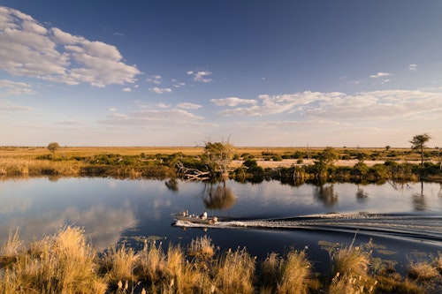 Exploring Africa’s waterways by boat is a unique replacement for your afternoon game drive, offering the chance to see the life that thrives at the water’s edge. Hippos grunt, crocodiles bask, and elephants wade, while countless bird species can also be seen. With a G&T in hand or grazing from your own snack platter, boating reveals the quieter rhythms of life on safari. Depending on the season and water levels, it’s an unforgettable way to experience Africa from an entirely different angle.