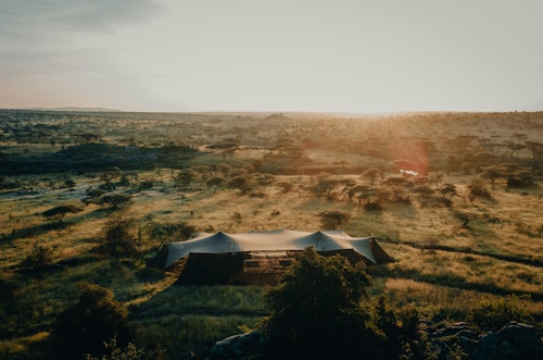 Imagine endless horizons, skies stretching over the grassland as far as the eye can see … 

Every species in the Serengeti lives in perfect harmony with the one beside it. It is this balance, ‘usawa’ in Kiswahili, that ensures this phenomenal ecosystem functions in perfect symbiosis. 

In northern Tanzania, Africa’s greatest spectacle unfolds. Two million wildebeest, zebra, Thomson’s gazelle, eland and other migratory animals graze, breed, and birth on the Serengeti’s plains; following the rains, moving as one. Prides of lion split the herds, taking down wildebeest and zebra. Cheetah chase down and tyre out gazelles while crocodiles prey on the brave; those who dare to cross the rivers first. This scale of wildlife, of predator-prey interaction is found nowhere else on Earth.  

Far from the crowds, Wilderness Usawa Serengeti's mobile camps are strategically located, moving to areas where the herds are as they follow the rain. With a number of sites available, positioned as close as is feasible to the action, in luxurious safari tents that leave no impact on the plains. 

Insider's Tip: Pack your walking shoes. All Wilderness Usawa Serengeti sites are positioned within designated walking zones, allowing walking safaris to begin right from camp.