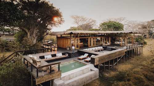 Kafue is vast, remote and utterly wild – with Wilderness Shumba as the perfect camp from which to explore it. Several overlapping pride territories meet here at the "lion’s camp". Panoramic floodplain views are dotted with herds of puku and lechwe, and occasional stands of fig and palm trees. The lions themselves sometimes use these trees as vantage points.

The most luxurious accommodation in Kafue, Wilderness Shumba is open during the dry season each year. It comprises six luxury guest tents (including a family room). Game drives are perfectly complemented by seasonal boating.

Insider's Tip: One of the wildest, most pristine places on Earth. For the abundance and diversity of wildlife, renowned as "the Plains of Plenty".

